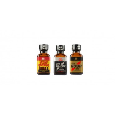 SUPER RUSH BLACK LABEL.
BLOND AMSTERDAM RETRO.
GOLD RUSH RETRO.