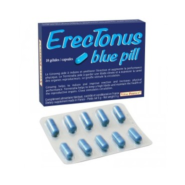 Stimulant ErecTonus Blue Pill 10 gélules