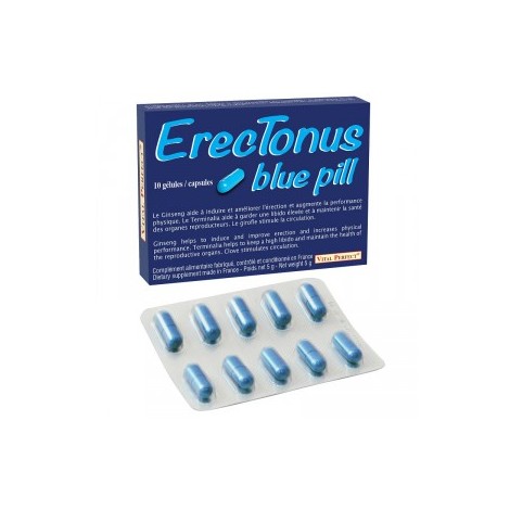 Stimulant ErecTonus Blue Pill 10 gélules